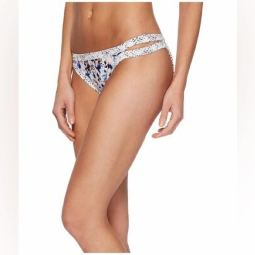 L*Space The Charlie Bikini Bottoms in Techno Garden Floral, Women’s size XL